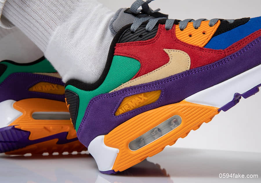 穿上它等于穿上了彩虹!Nike Air Max 90“Viotech”将于8月29日发售! 货号:敏感内容0917-600