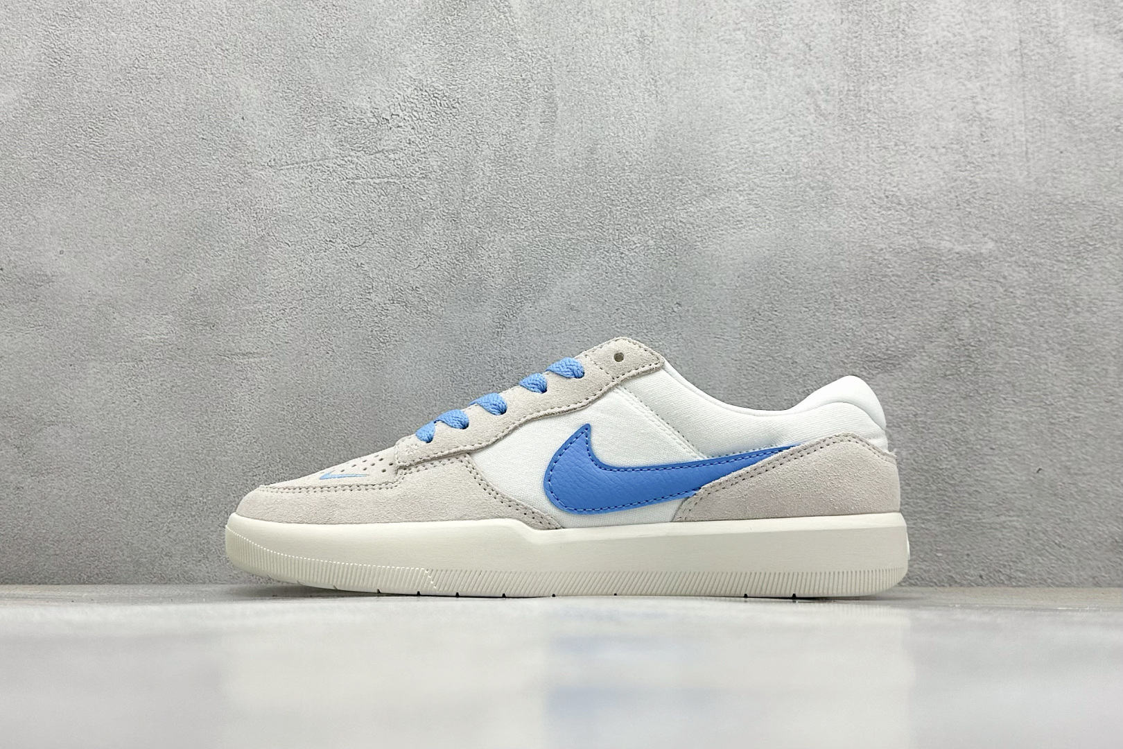 耐克Nike SB Force 58纯原版本空军58白灰蓝低帮硫化板鞋 莆田耐克批发 (ID:107842) - 图片1