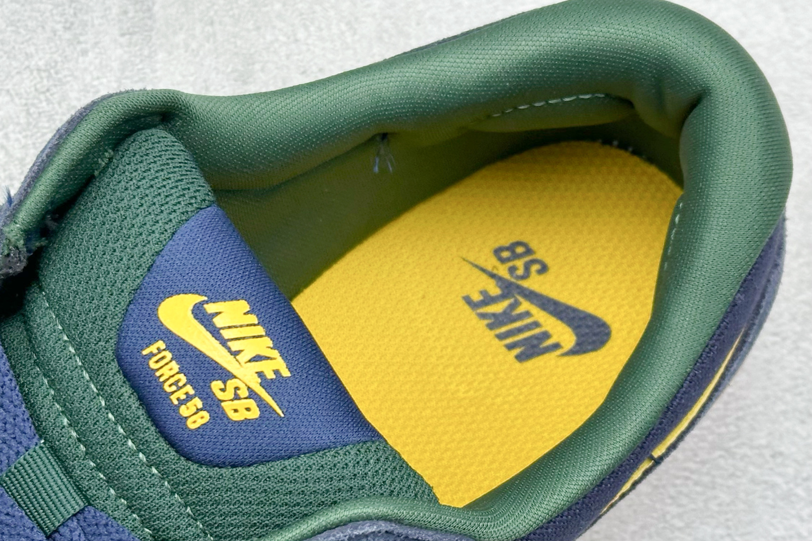 耐克Nike SB Force 58纯原版本蓝绿橙硫化板鞋 莆田耐克工厂 (ID:107930) - 图片1