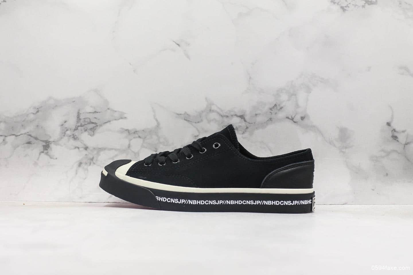 匡威NEIGHBORHOOD x Converse Jack Purcell“抵抗”公司级带半码 (ID:10860) - 图片1