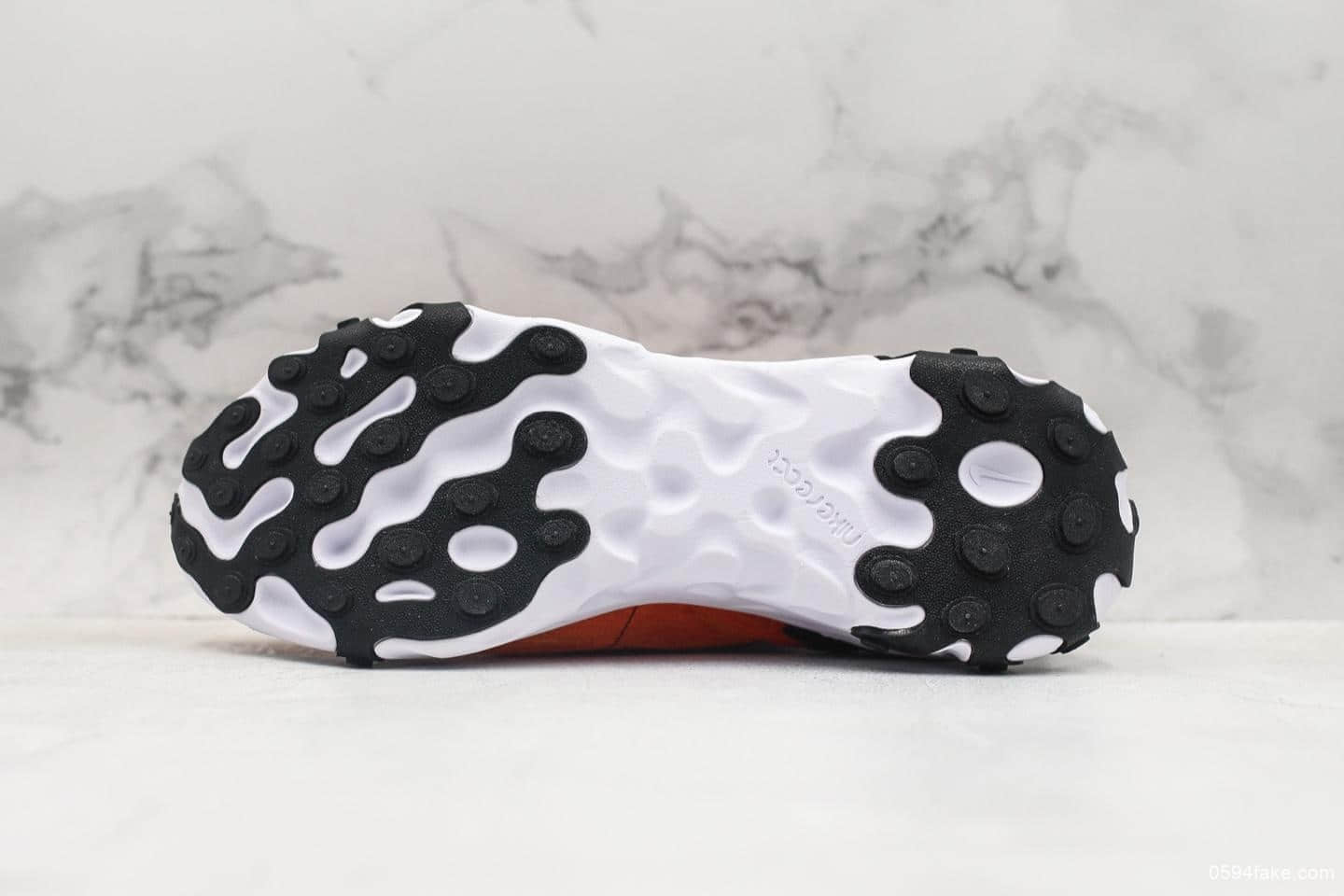 耐克React Element 55 PRM SU19高桥盾联名落叶橘公司级带半码 原厂韩国进口纱网 货号:BQ9241-001