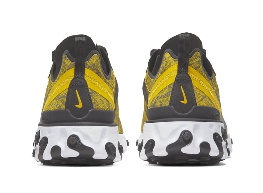 Nike React Element 55释出新配色！敏感内容蛇皮纹印花神秘奢华！