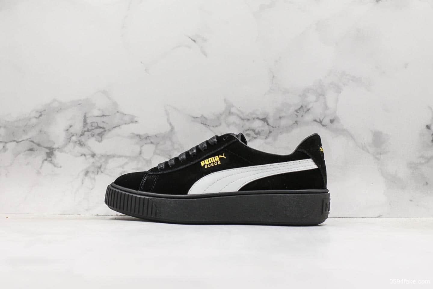 彪马Puma Suede platform蕾哈娜二代黑色公司级 日常百搭街拍首选 (ID:11074) - 图片1
