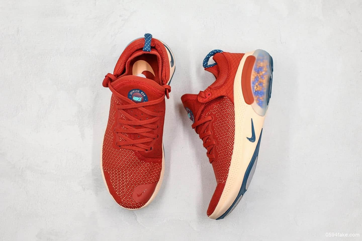 耐克Nike joyride Run红色公司级 全新纳米颗粒缓震科技跑鞋 货号:AQ2731-600