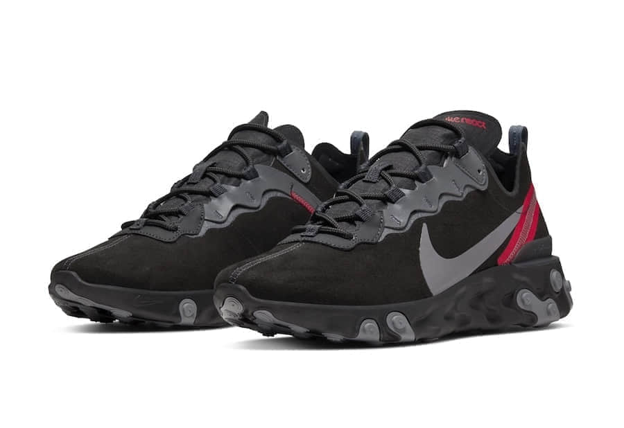 Nike React Element 55又一新配色登场！这次是绒面革鞋面！ (ID:11405) - 图片1