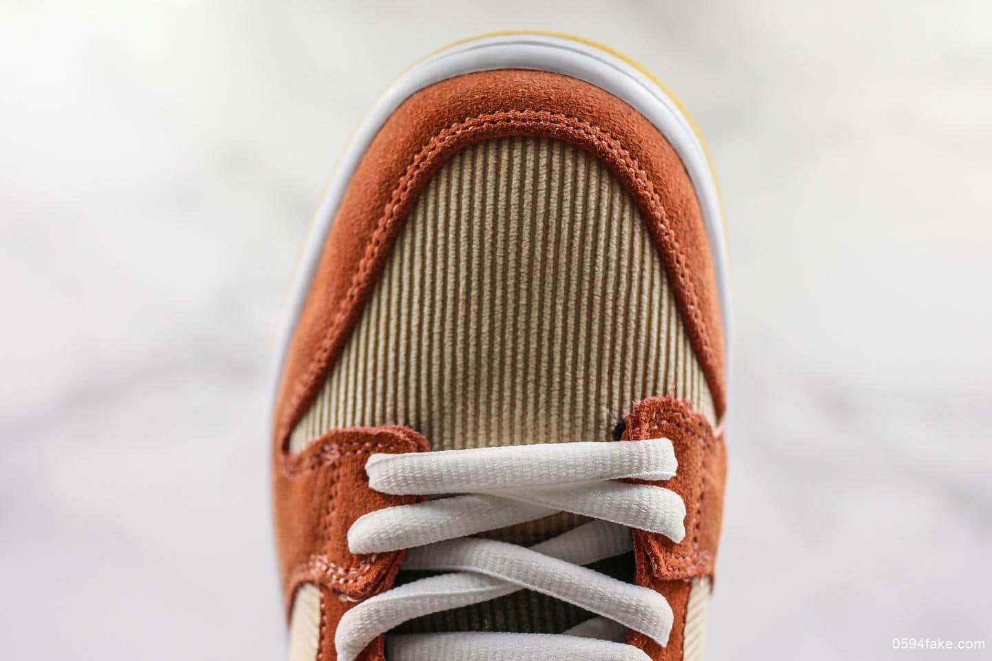 耐克Nike SB Dunk Low Corduroy Dusty公司级版本扣篮系列低帮经典百搭休闲运动板鞋灯芯绒橙蓝 货号:BQ6817-201