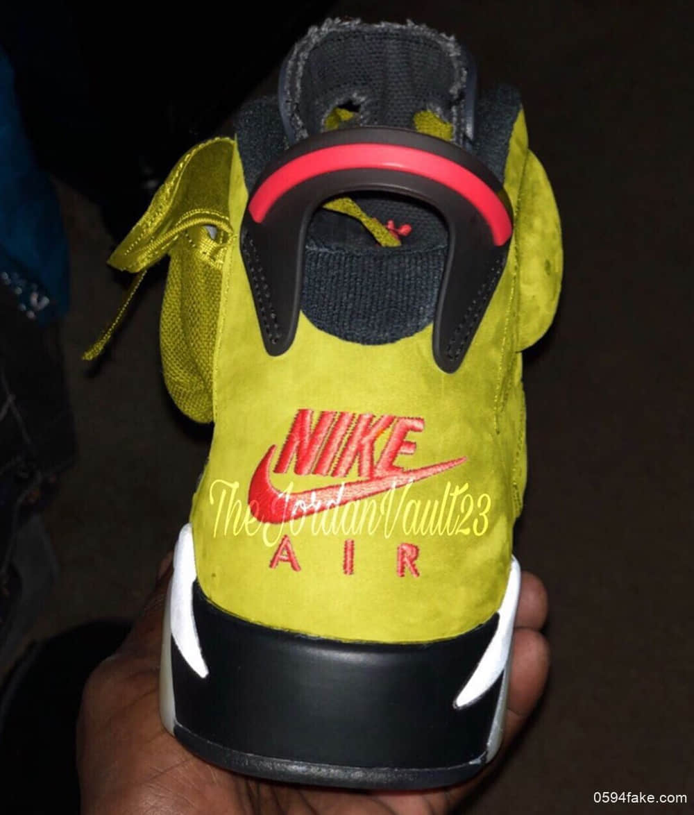 Travis Scott x Air Jordan 6再迎新配色!这次是浓郁芥末黄!