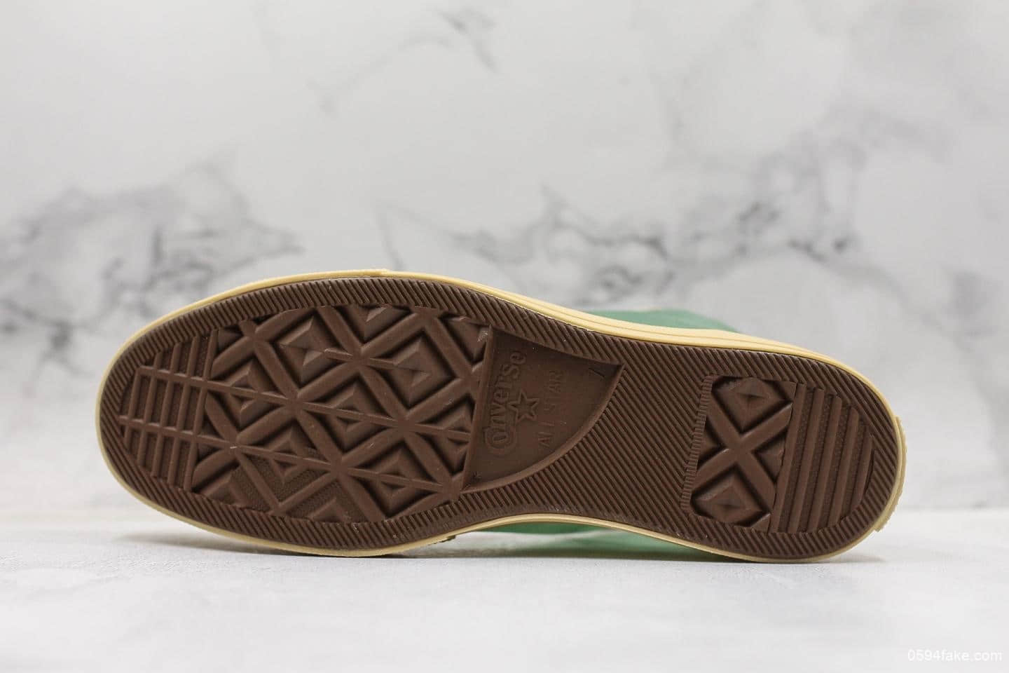 匡威OFF-GREEN x Converse Chuck Taylor All Star 1970s公司级联名款进口透明绿色网纱高帮结构绿色原厂定制独家配色 货号:165603C