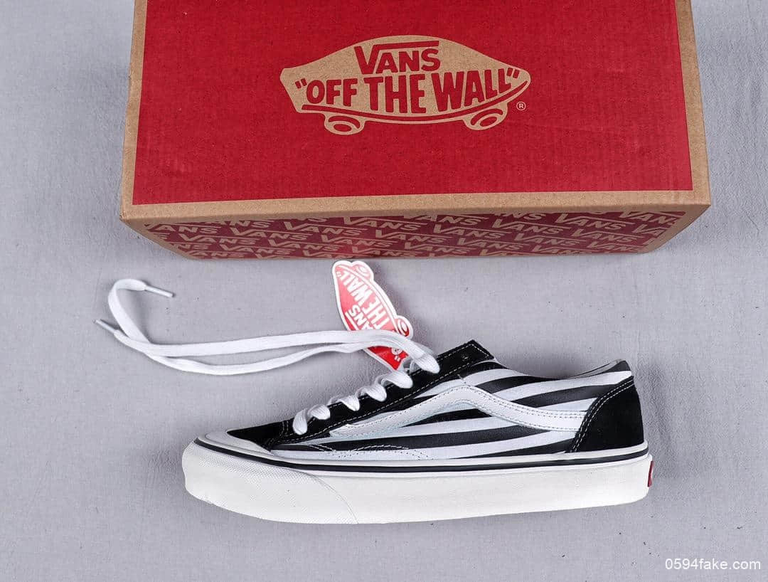 万‌斯Vans Style 36 Cecon SF包头斑马纹杀人鲸19年新版翻盖鞋盒安纳海姆工艺真标硫化版本 (ID:11724) - 图片1