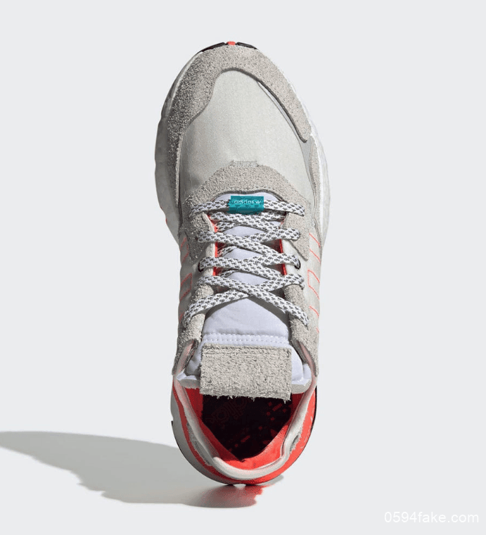 摩斯敏感内容点缀！这双adidas Nite Jogger有点不简单！ 货号：EH0249