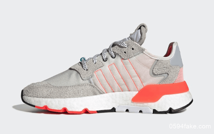 摩斯敏感内容点缀！这双adidas Nite Jogger有点不简单！ 货号：EH0249