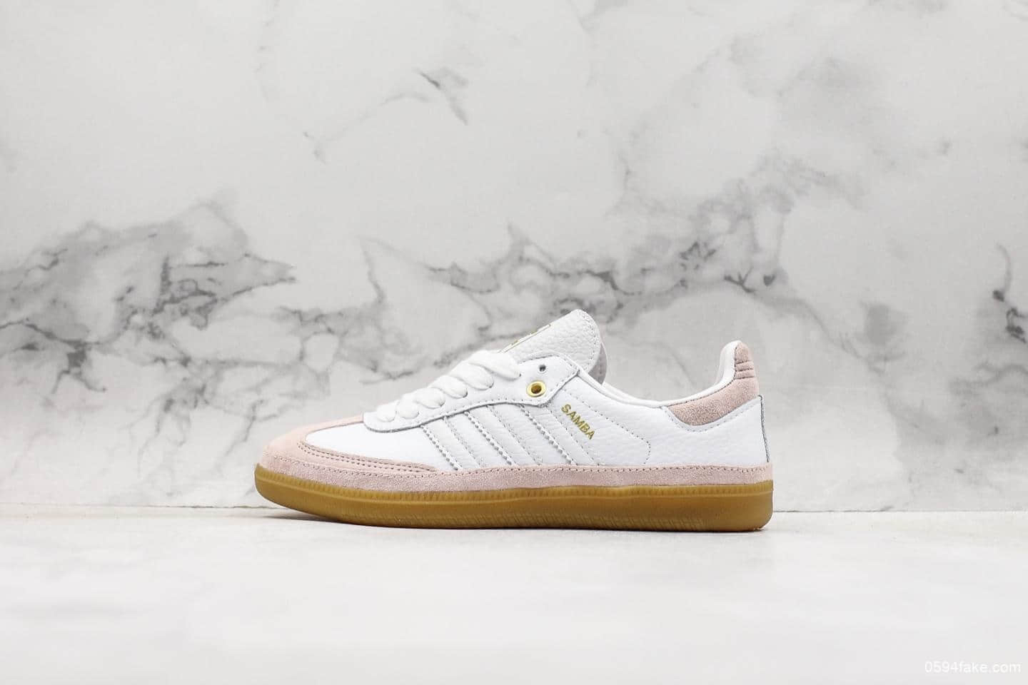 阿迪达斯Adidas Samba OG Club纪念日系列纯原版本桑巴平底室内足球风复古休跑鞋白生胶 货号:CG6097