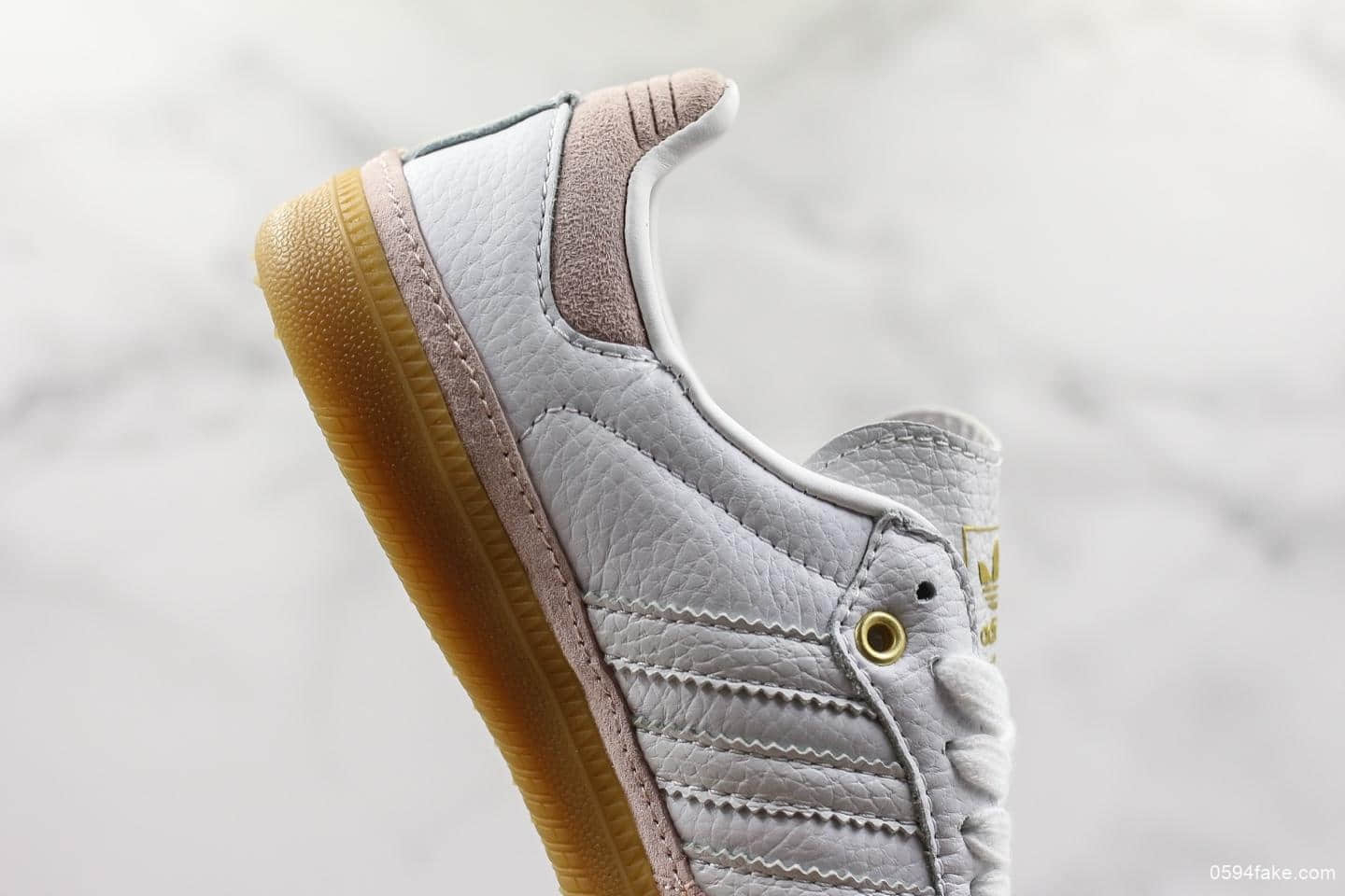阿迪达斯Adidas Samba OG Club纪念日系列纯原版本桑巴平底室内足球风复古休跑鞋白生胶 货号:CG6097
