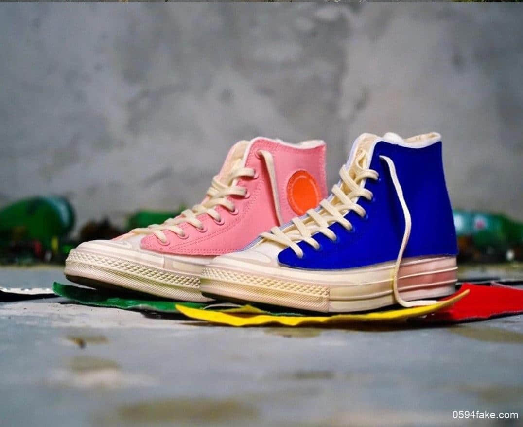 匡威Converse x Joshua Vides纯原版本自定义配色可拆卸并随意组合魔术贴独家发售 (ID:12167) - 图片1