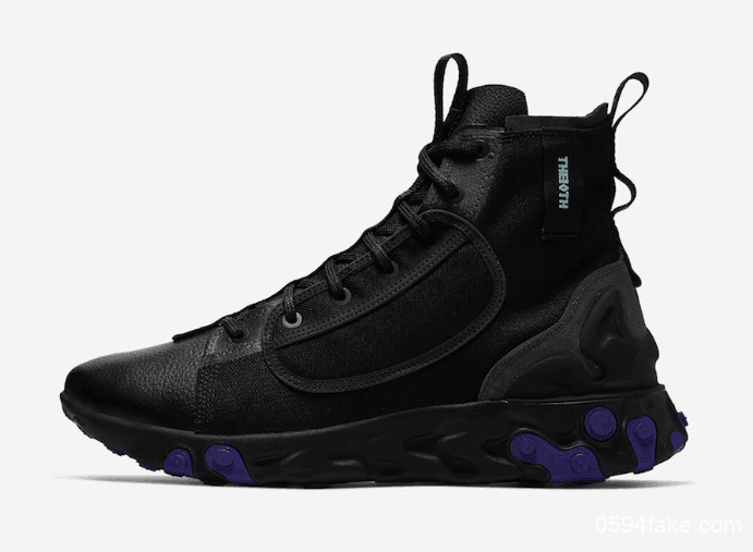 Nike全新鞋款React Ianga曝光!军靴造型个性十足! 货号:视频内容5555-002