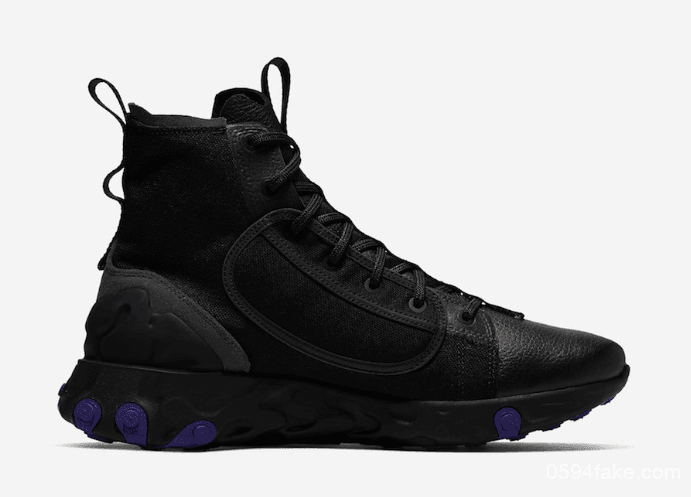 Nike全新鞋款React Ianga曝光!军靴造型个性十足! 货号:视频内容5555-002