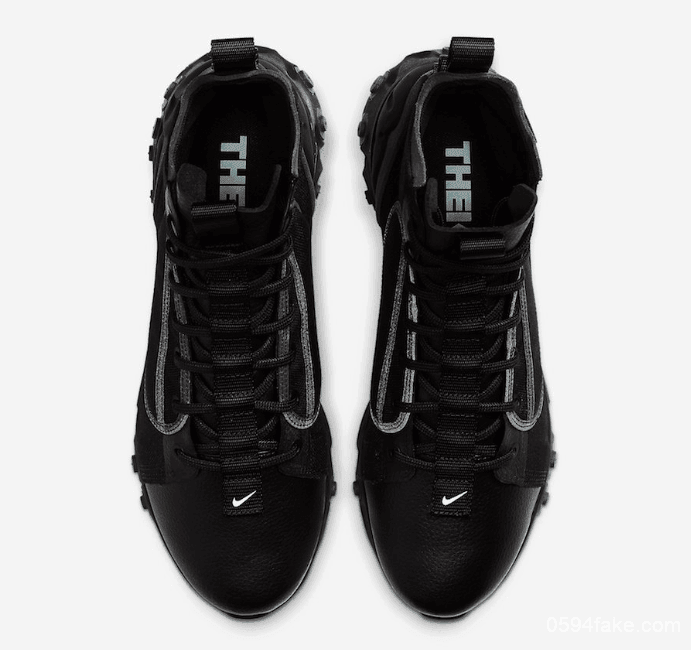 Nike全新鞋款React Ianga曝光!军靴造型个性十足! 货号:视频内容5555-002