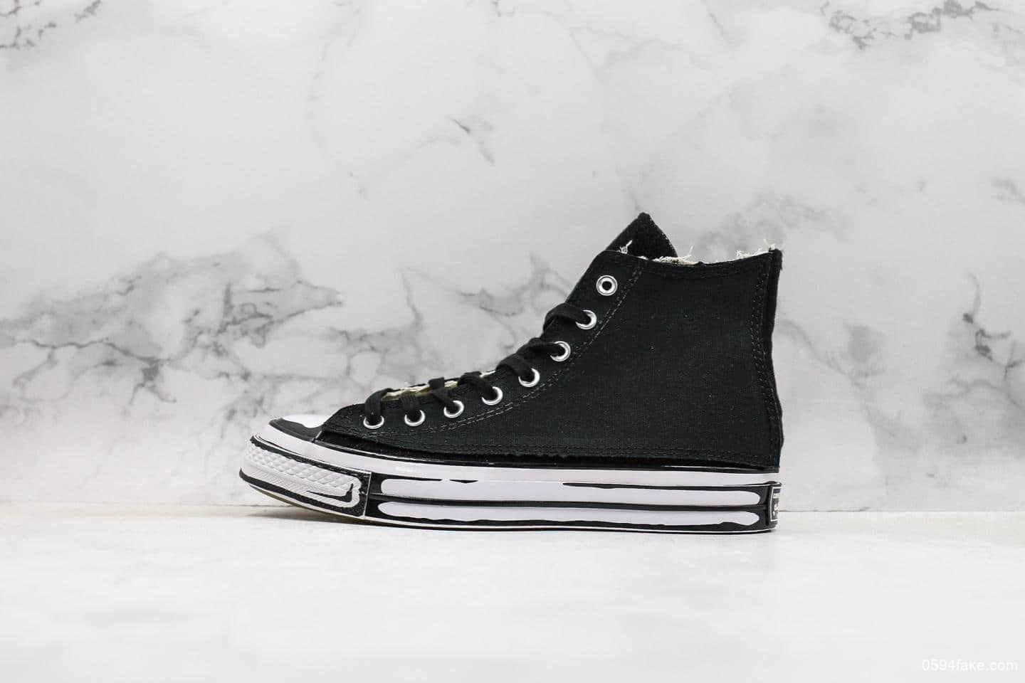匡威Converse x Joshua Vides二次元手绘DIY真标高品质个性十足随意组合搭配魔术贴鞋面 (ID:12302) - 图片1