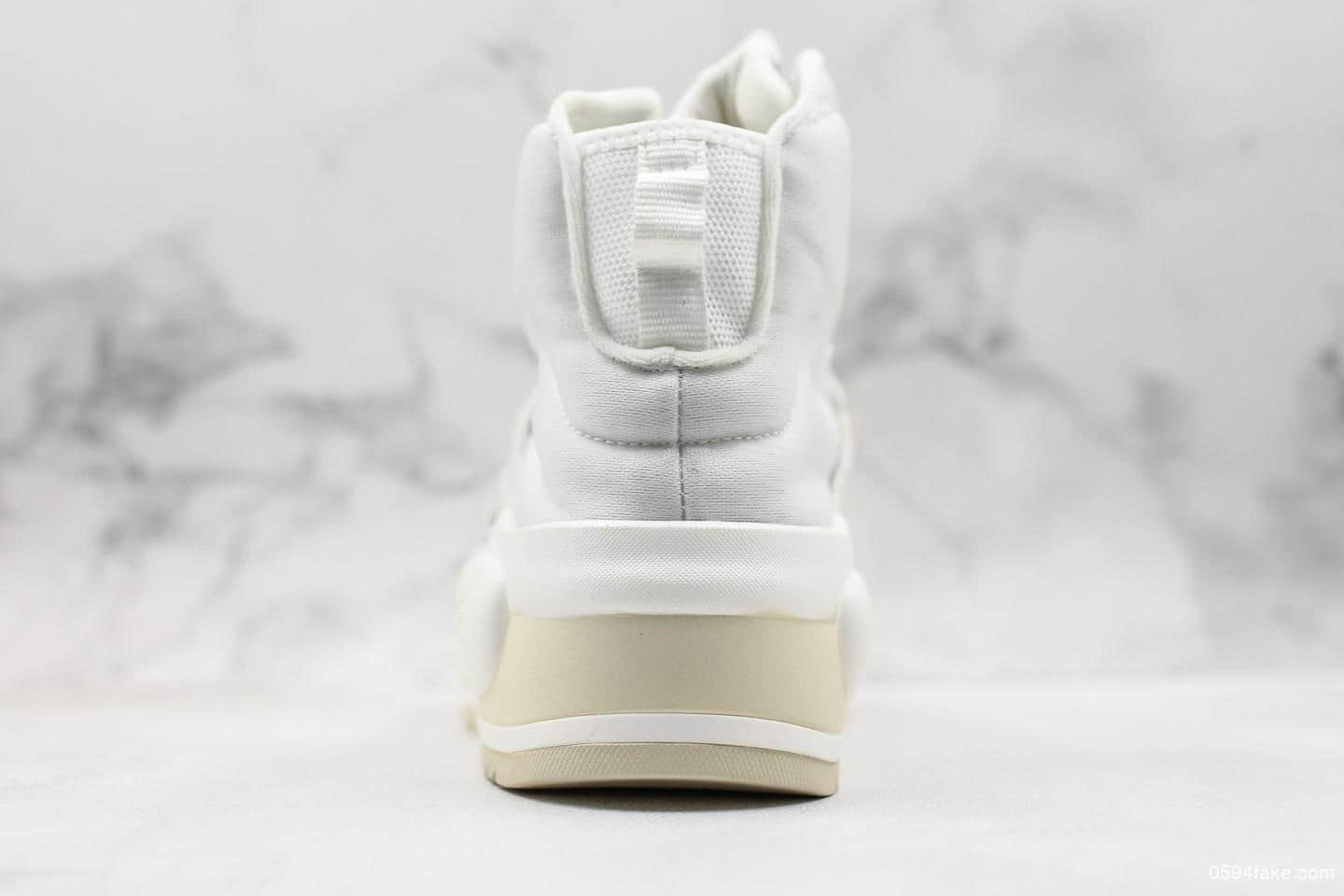 阿迪达斯adidas x Y-3 Hokori White White纯原版本山本耀司骄傲厚底系列中帮复古篮球运动风百搭休闲增高板鞋白米黄 货号:EF2635