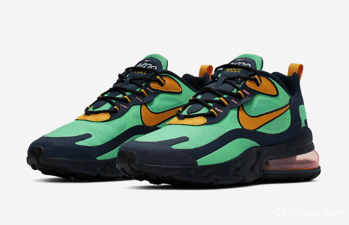 抢眼撞色！Nike Air Max 270 React“Electro Green”将于9月6日发售！ (ID:12466) - 图片1