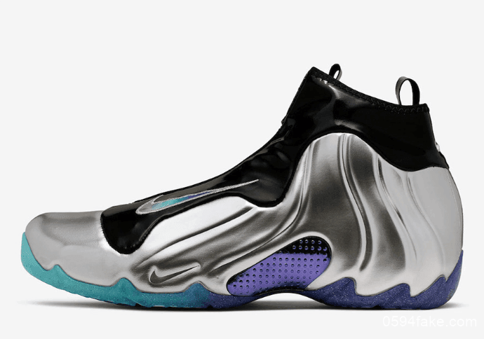 渐变大地+细闪!液态银鞋身酷炫十足!暗藏镭射反光个性独特!Nike Air Flightposite One“China Hoop Dreams”现已发售! 货号:CJ8010-990