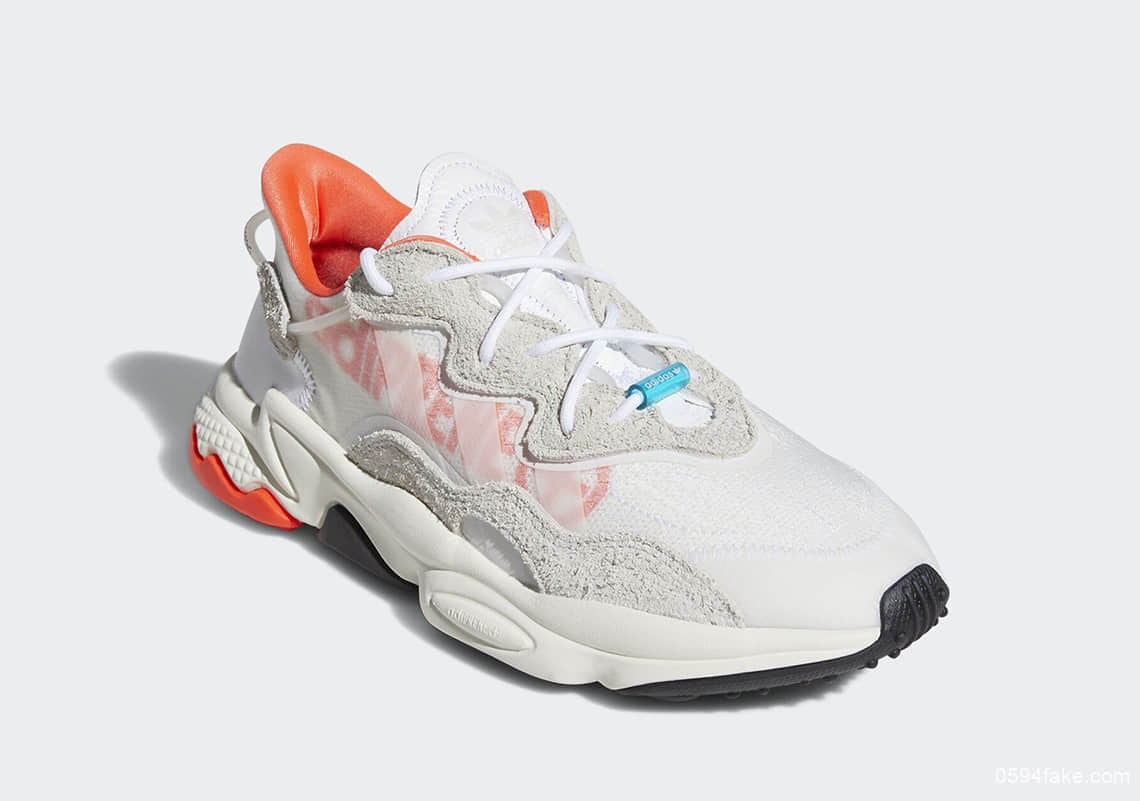 向经典缓震 adiPRENE+ 科技致敬!这双adidas Ozweego配色有点好看哦! 货号:EH0252