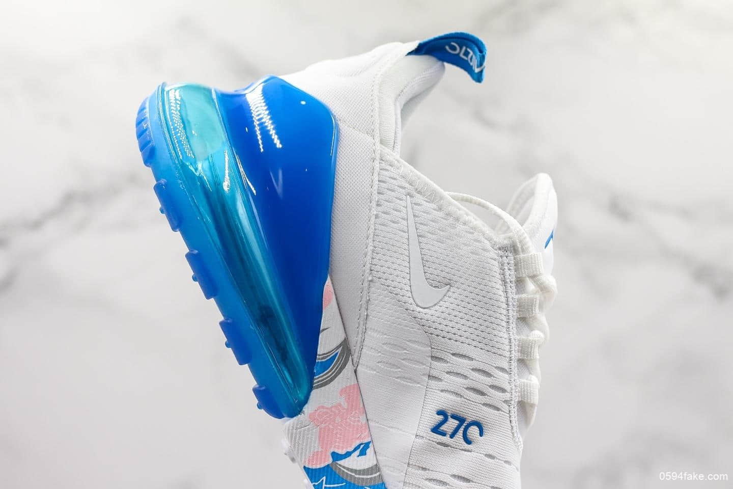 耐克Nike Air Max 270夏威夷配色公司级版本原档案数开发客供真实小潘气垫原盒原标 货号:AH8050-012