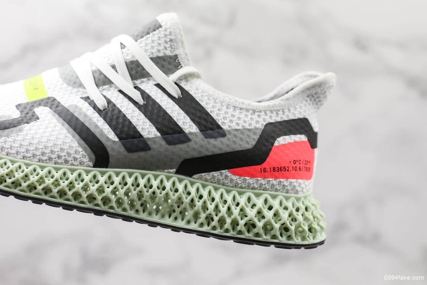 阿迪达斯Adidas Consortium ZX 4000纯原版本4D打印未来科技跑鞋 货号:EQ8801
