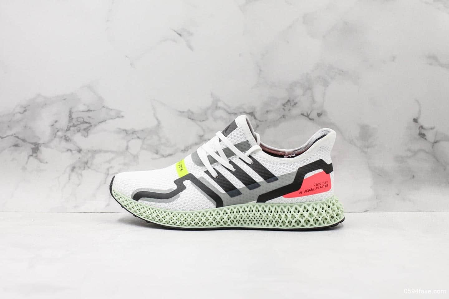 阿迪达斯Adidas Consortium ZX 4000纯原版本4D打印未来科技跑鞋 货号:EQ8801