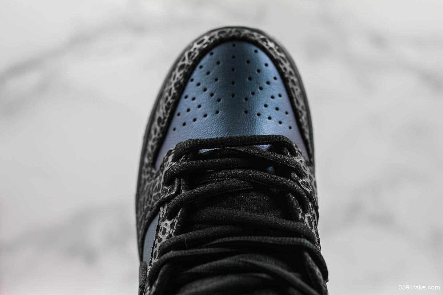 耐克Nike SB Dunk High Black Sheep纯原版本全明星黑黄蜂变色龙材质原盒配套包装原档案开发 货号:BQ6827-001
