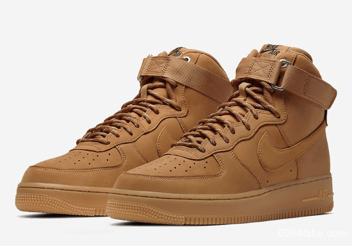 全新小麦配色的Air Force 1 High!质感十分出众! 货号:CJ9178-200