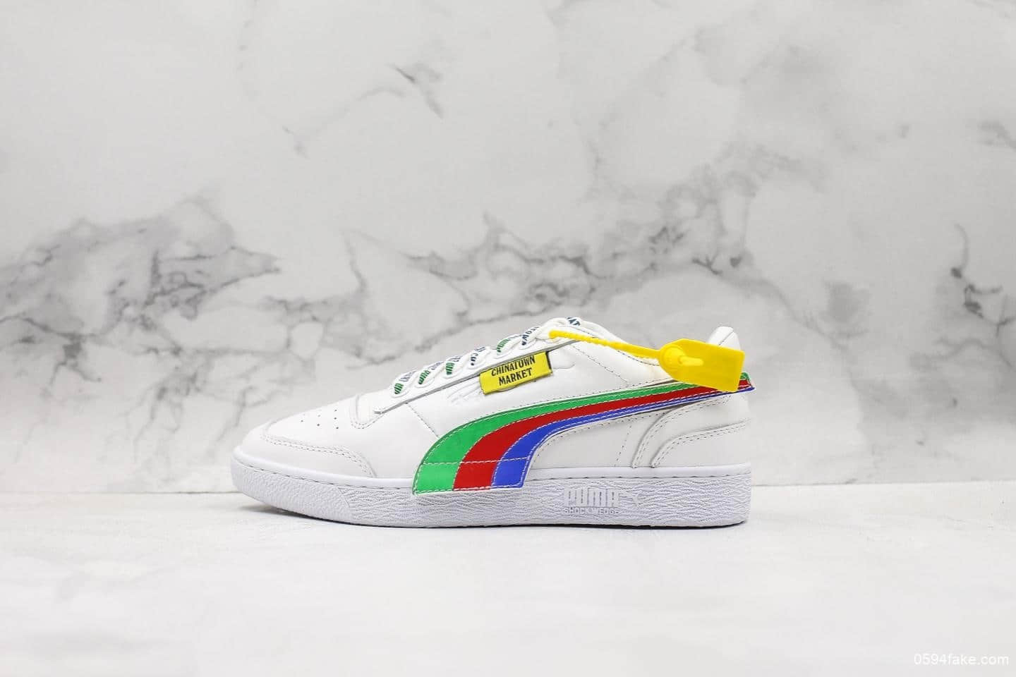 彪马Puma x Chinatown Market联名款纯原版本窦靖童同款魔术贴原版一比一开发进口头层牛皮加持 (ID:13252) - 图片1