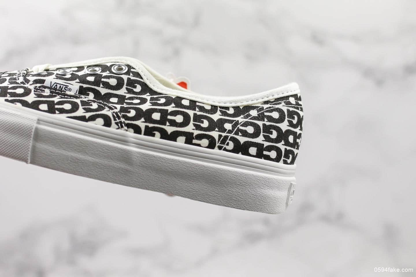万斯Comme des Garcons x Vans Authentic 敏感内容G Logo川久保玲万斯联名限定低帮滑板鞋真标硫化版本原盒原标原装工艺