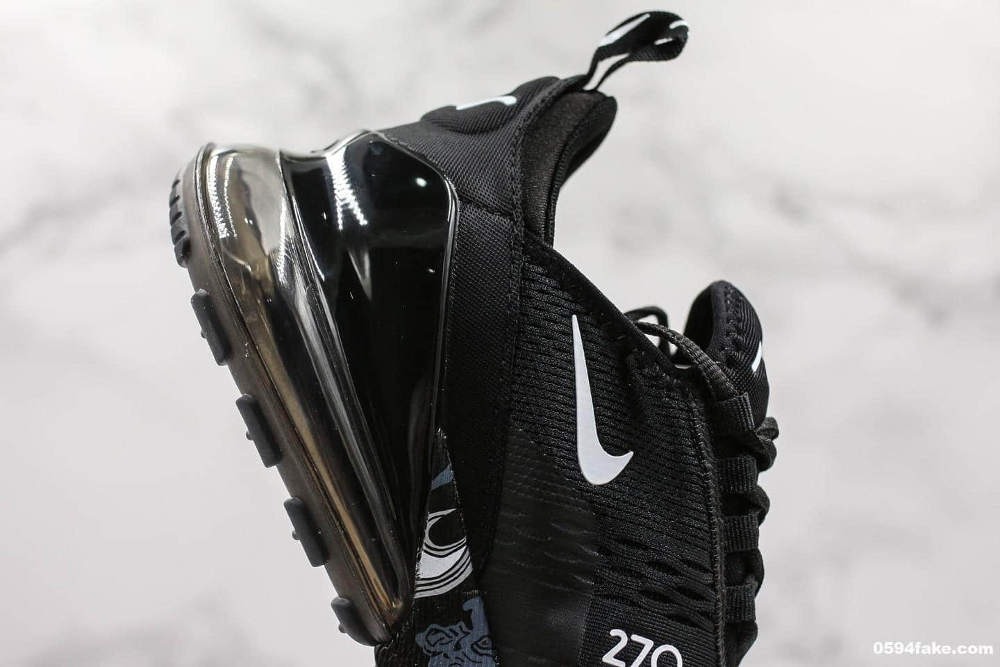 耐克Nike Air Max 270公司级版本夏威夷黑白配色原鞋开模一比一打造敏感内容实体可充正敏感内容作 货号：AH8050-011