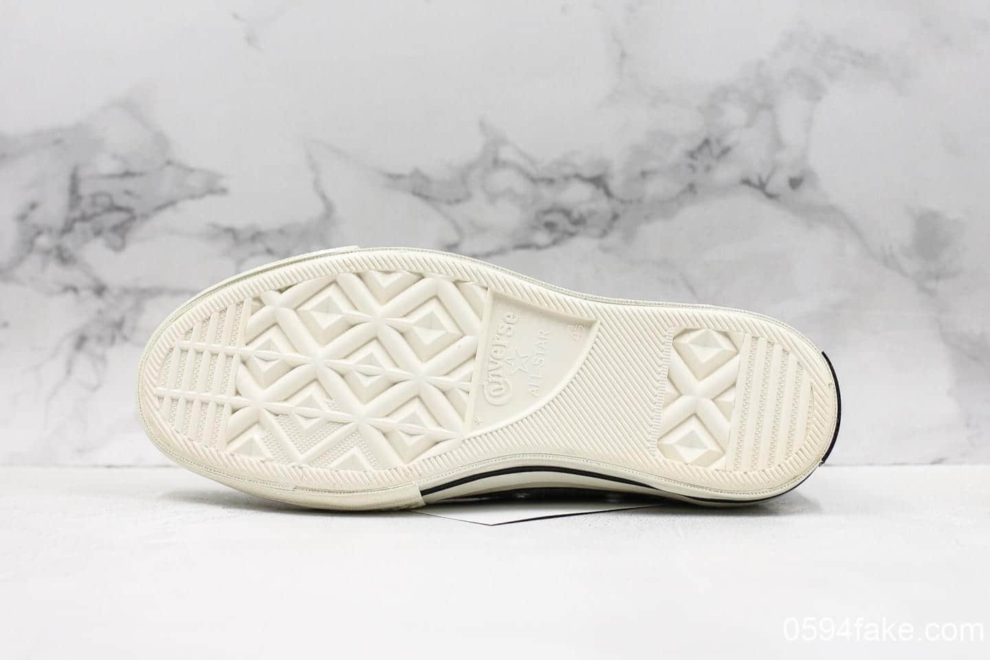 匡威Converse Chuck Taylor All Star低帮帆布鞋男女同款真标硫化工艺聚氨酯硅蓝PU中底 货号:164597C