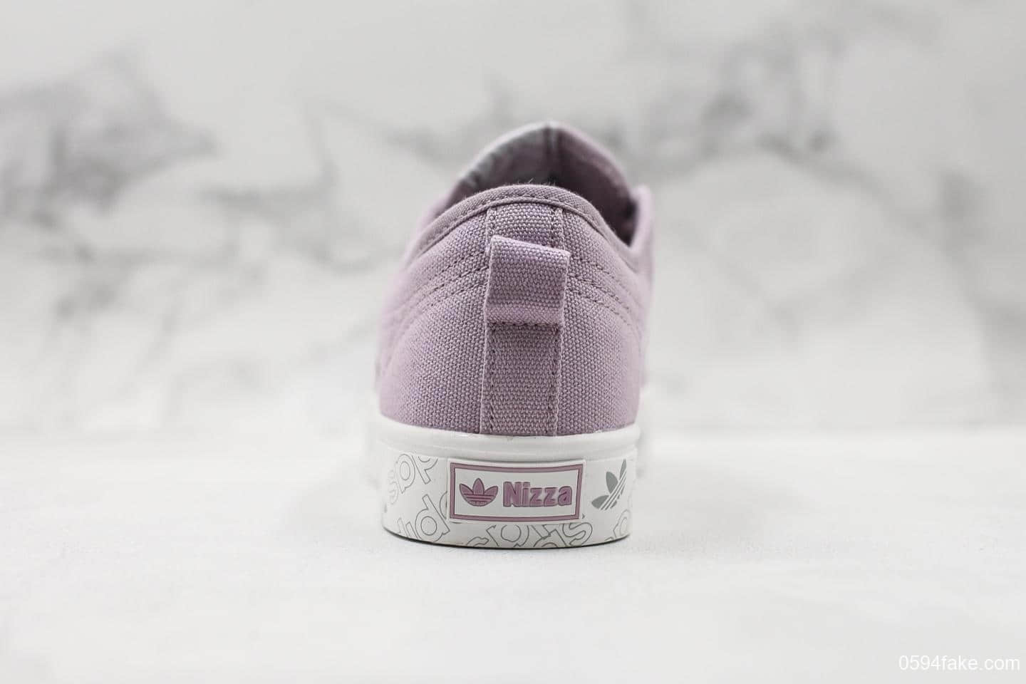 阿迪达斯Adidas Nizza公司级版本三叶草帆布鞋易烊千玺同款原材料中底鞋垫区别市面通货版本 货号:EE5614