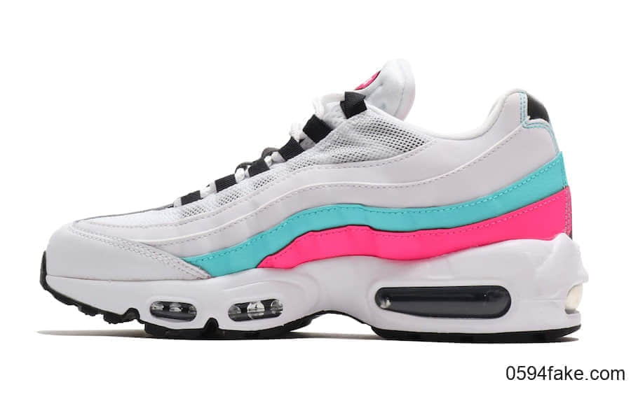 Nike Air Max 95新配色曝光!粉蓝撞色条纹吸睛利器! 货号:307960-117