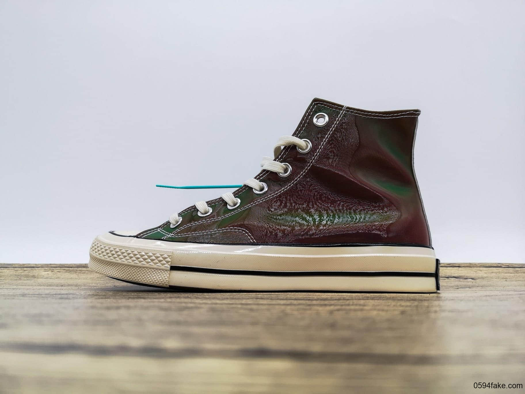 匡威Converse Chuck Taylor All Star 1970S公司级真标硫化版本复刻系列高帮休闲硫化板鞋炫彩渐变彩虹 (ID:14162) - 图片1