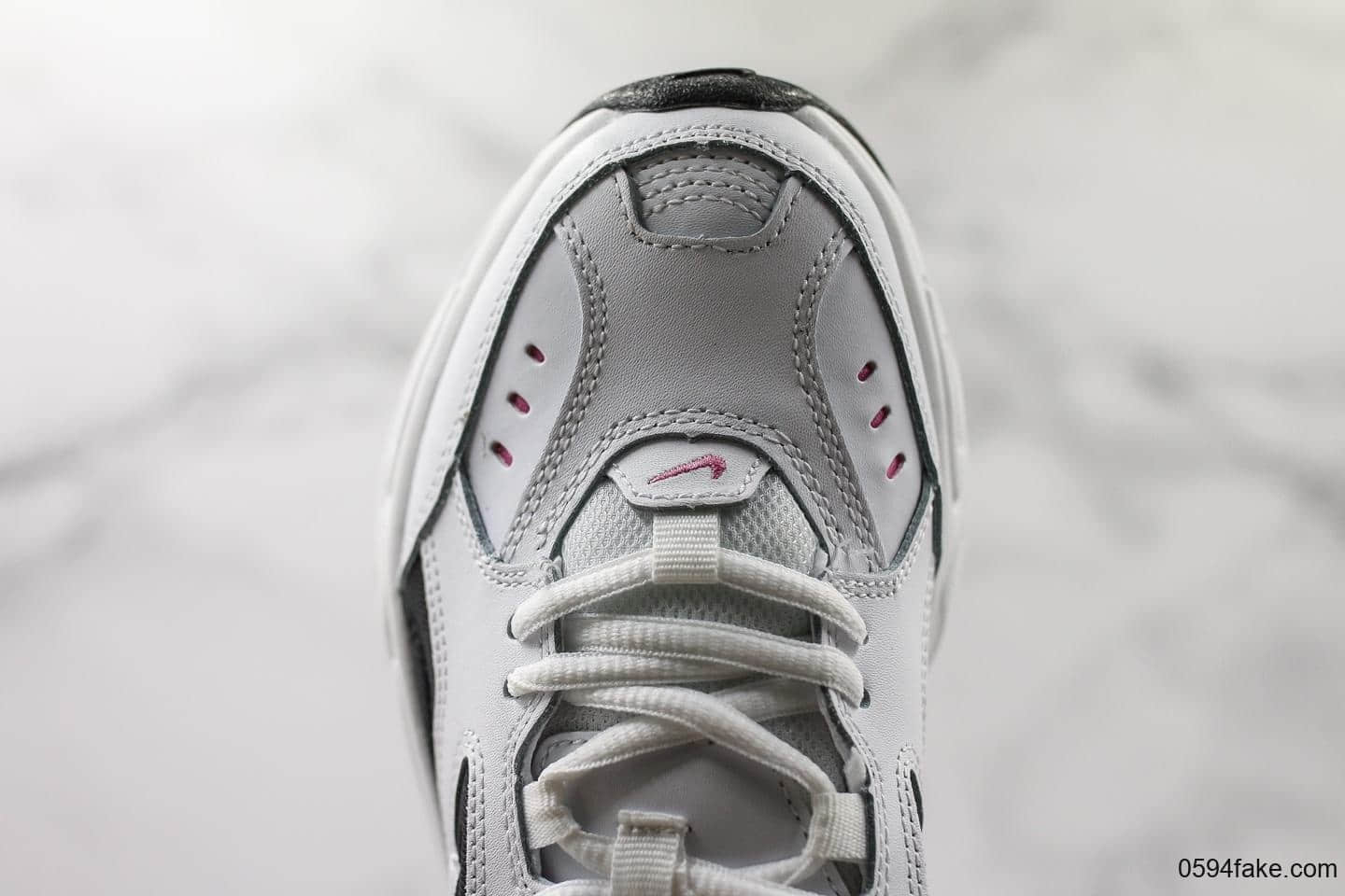 耐克Nike M2K Tekno纯原版本M2K黑粉配色复古休闲老爹鞋 货号:AO3108-105