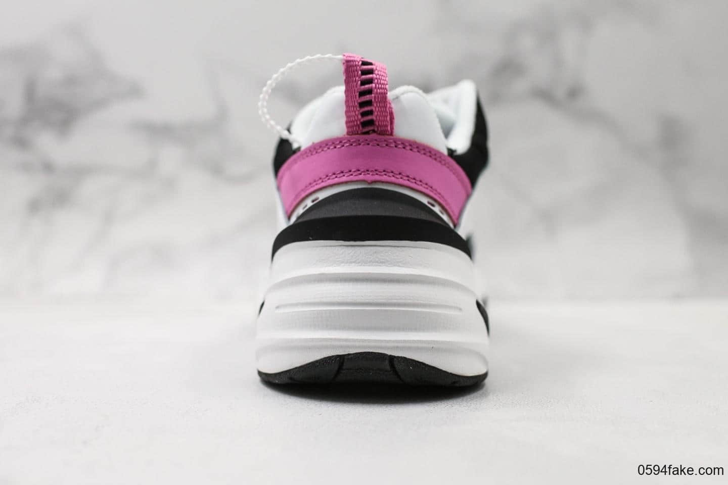 耐克Nike M2K Tekno纯原版本M2K黑粉配色复古休闲老爹鞋 货号:AO3108-105