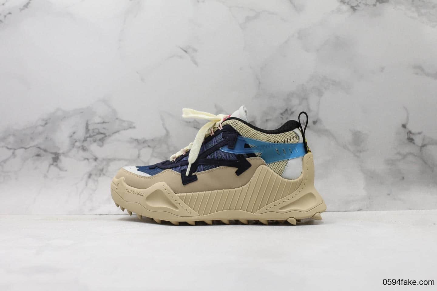 OFF-WHITE c/o ODSY-1000 Sneakers登山靴纯原版本高成本打造所有配件均一比一定制高标准工艺鞋头数码冲孔电脑针车 (ID:14441) - 图片1