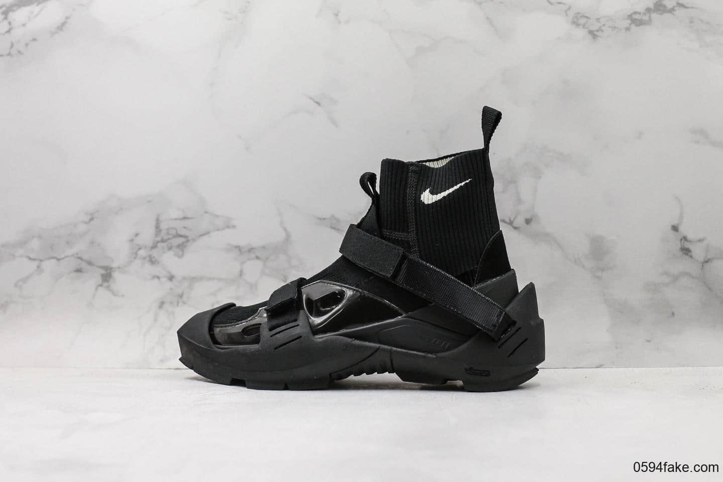 耐克MMW x Nike Free TR Flyknit 3 SP Black纯原版本机能袜子针织高筒运动套底慢跑鞋针织黑白 (ID:14457) - 图片1