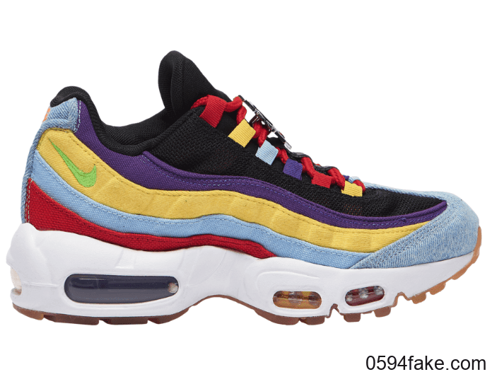 多彩波敏感内容条纹！Air Max 95全新配色将于9月26日发售！ 货号：CK5669-400