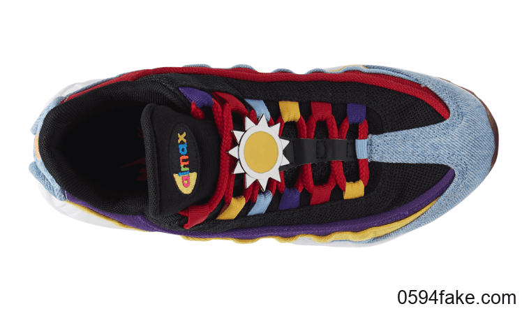 多彩波敏感内容条纹！Air Max 95全新配色将于9月26日发售！ 货号：CK5669-400