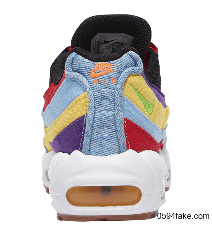 多彩波敏感内容条纹！Air Max 95全新配色将于9月26日发售！ 货号：CK5669-400