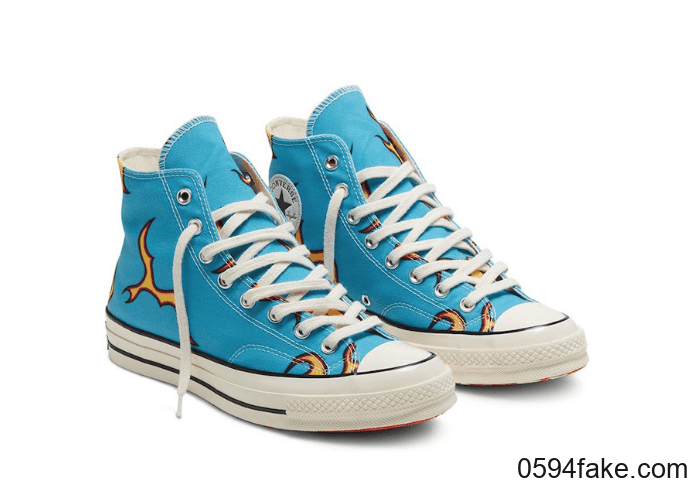 抢眼撞色+火焰图案+小花外底！满满看点！全新Golf Le Fleur x Converse联名将于10月12日发售！ (ID:14597) - 图片1