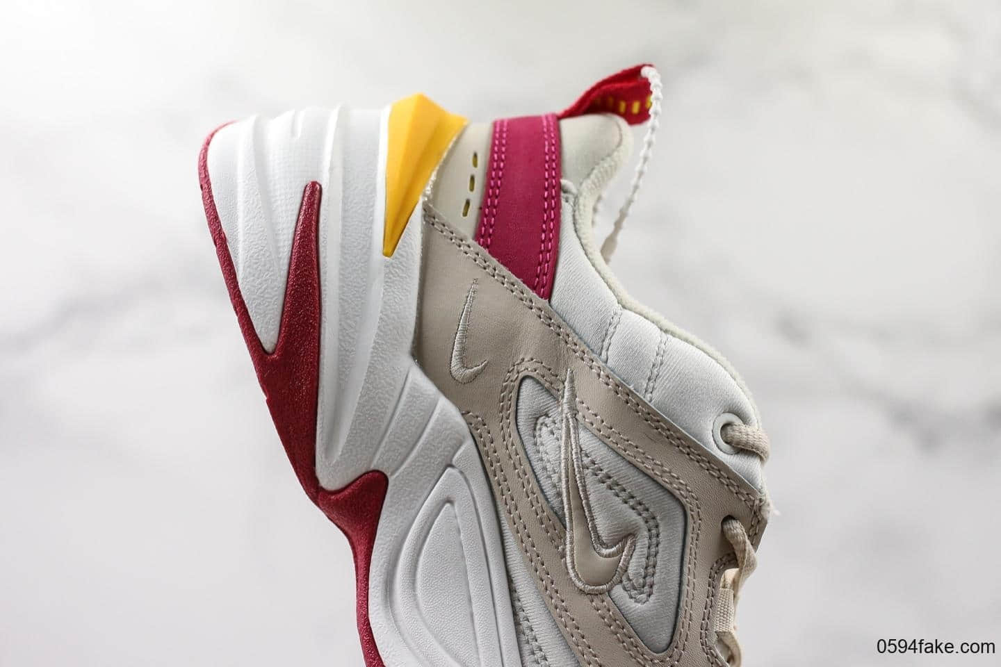 耐克Nike M2K Tekno Pink Foam纯原版本复古潮流百搭旅游M2K老爹鞋青岛原厂刺绣完美复刻敏感内容可充正 货号:AO3108-016