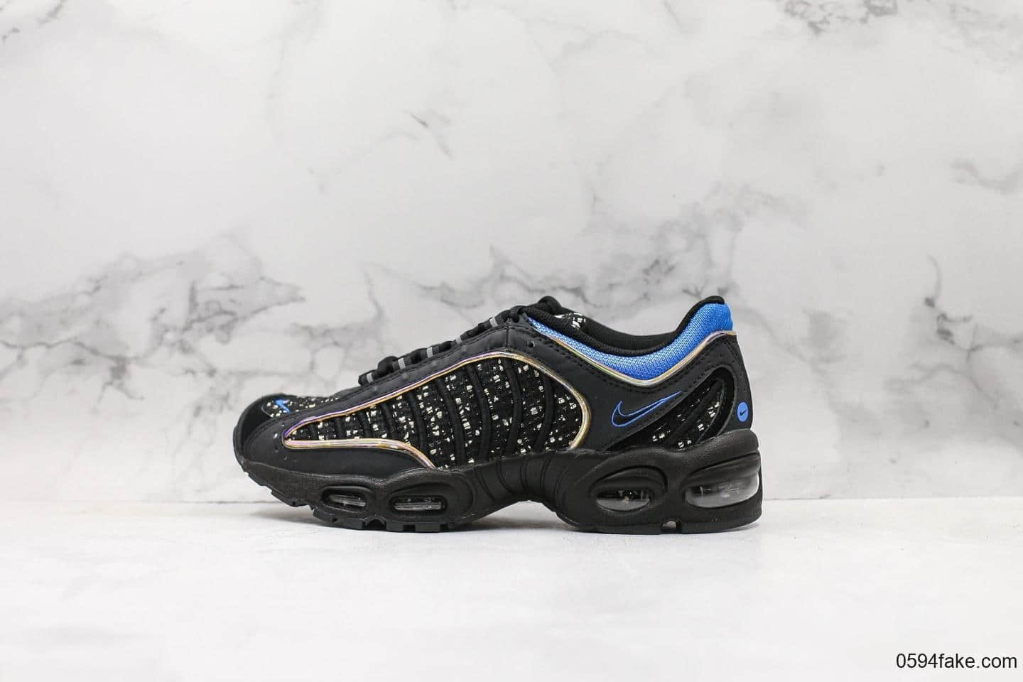耐克Nike Air Max Tailwind 4 x Supreme联名款纯原版本经典复刻半透明式Max气垫复古休闲鞋 (ID:15200) - 图片1