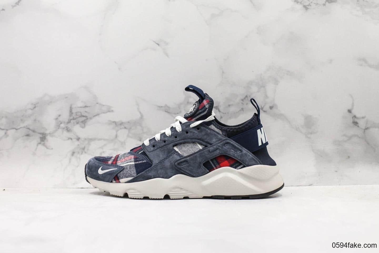 耐克Nike Air Huarache Ultra Suede ID纯原版本华莱士四代顶级猪八革材质秋冬新款内置气垫 (ID:15359) - 图片1