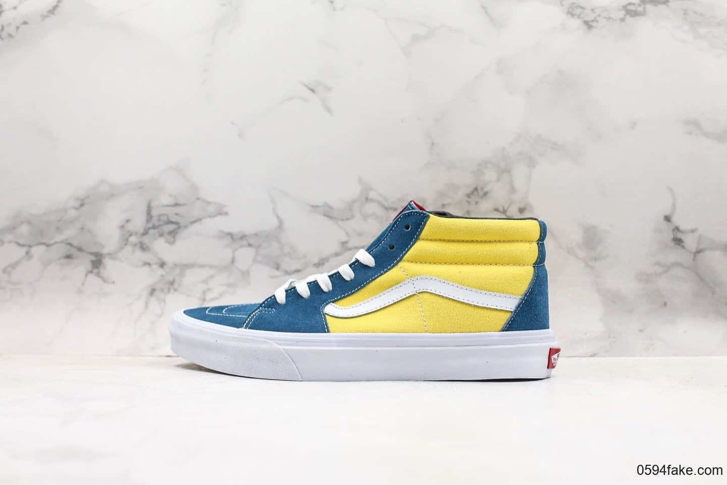 万斯Vans SK8-Mid拼色中帮板鞋小红书爆款男女新款官方原厂硫化真标一比一原厂钢印 (ID:15632) - 图片1